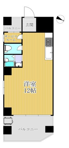 ライオンズマンション泊第2の間取り