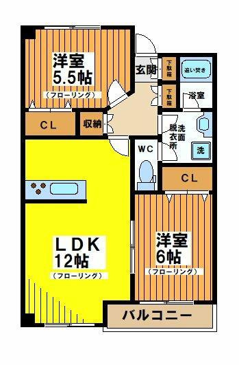 ラベンダーテラスの間取り|二人暮らしやファミリーにもおすすめ
