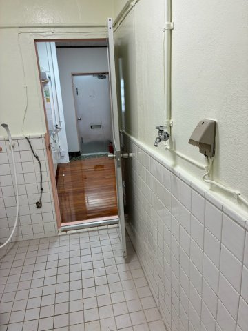 当山アパートのバルコニー