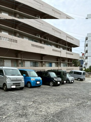 当山アパートの駐車場