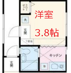 【間取り】 | ロッソ池上A