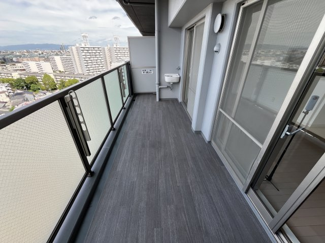 レジディア都島Ⅰのバルコニー