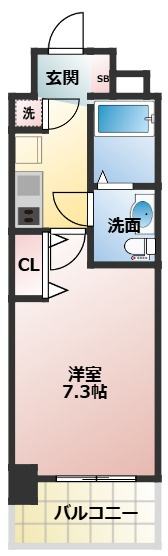 セレニテ京橋クレアの間取り