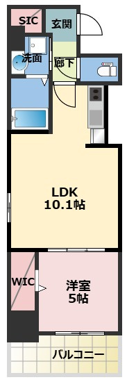 ミラージュパレス本町Departの間取り