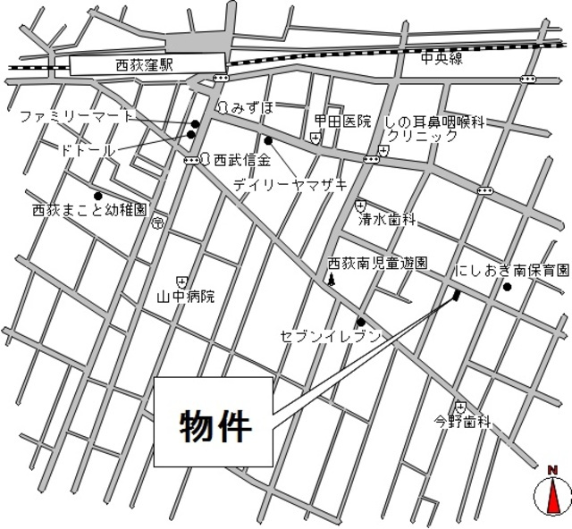 フェリーチェの地図