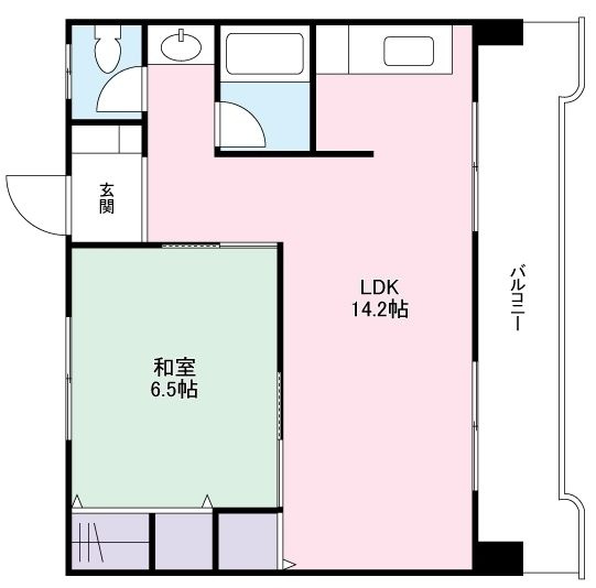 大阪市西区北堀江３丁目の賃貸マンションの間取り
