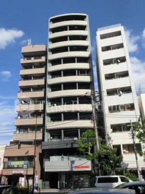 【外観】 | ボヌール門前仲町 | オートロック、モニター付きインターホン、宅配BOX、敷地内ゴミ置き場