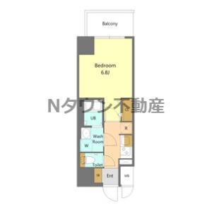 【間取り】 | S-RESIDENCE志賀本通dearly(ディアリー) | 間取りです。