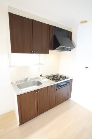 大阪市城東区関目６丁目の賃貸マンションのキッチン