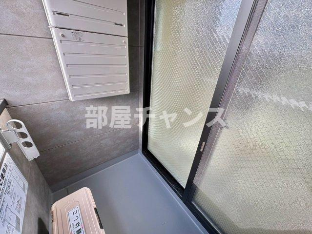 ボヌール栄生のバルコニー