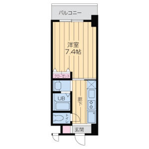 KDXレジデンス難波の間取り