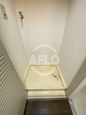 アメニティ北堀江の洗面所|アメニティ北堀江　室内洗濯機置き場