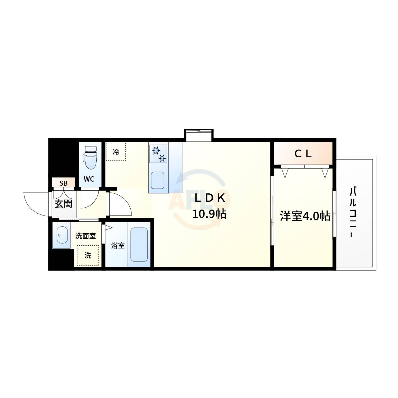 スプランディッド弁天町の間取り|スプランディッド弁天町　間取り