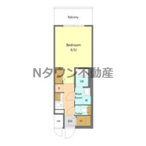 【間取り】 | S-RESIDENCE志賀本通dearly(ディアリー) | 間取りです。