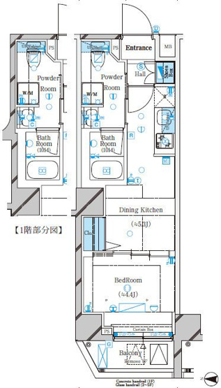 【間取り】 | ガリシア北綾瀬Ⅱ