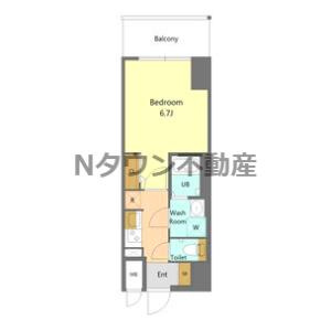 【間取り】 | S-RESIDENCE志賀本通dearly(ディアリー) | 間取りです。
