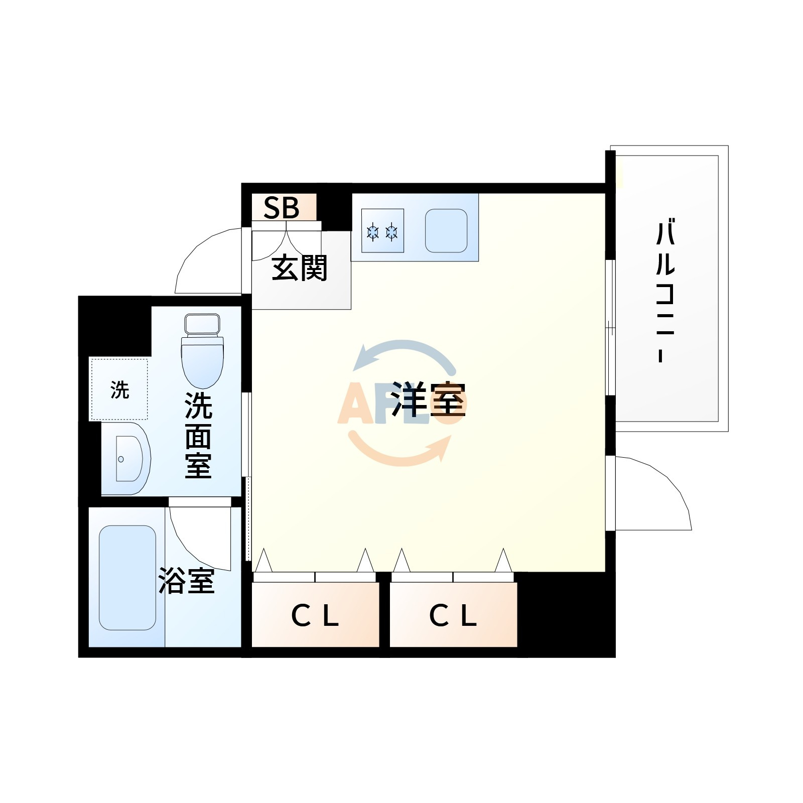 フロンティアゲート淀川の間取り|間取り