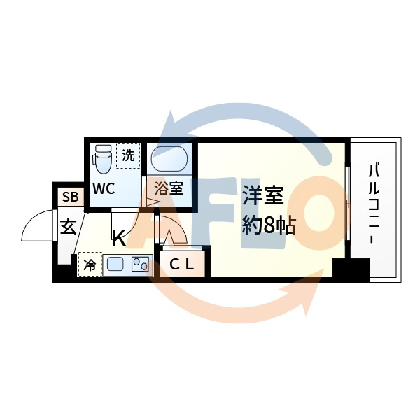 セスト新大阪の間取り|SEST新大阪　間取り