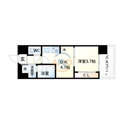 エルシア新大阪の間取り|EL-Sia Shin-Osaka　間取り