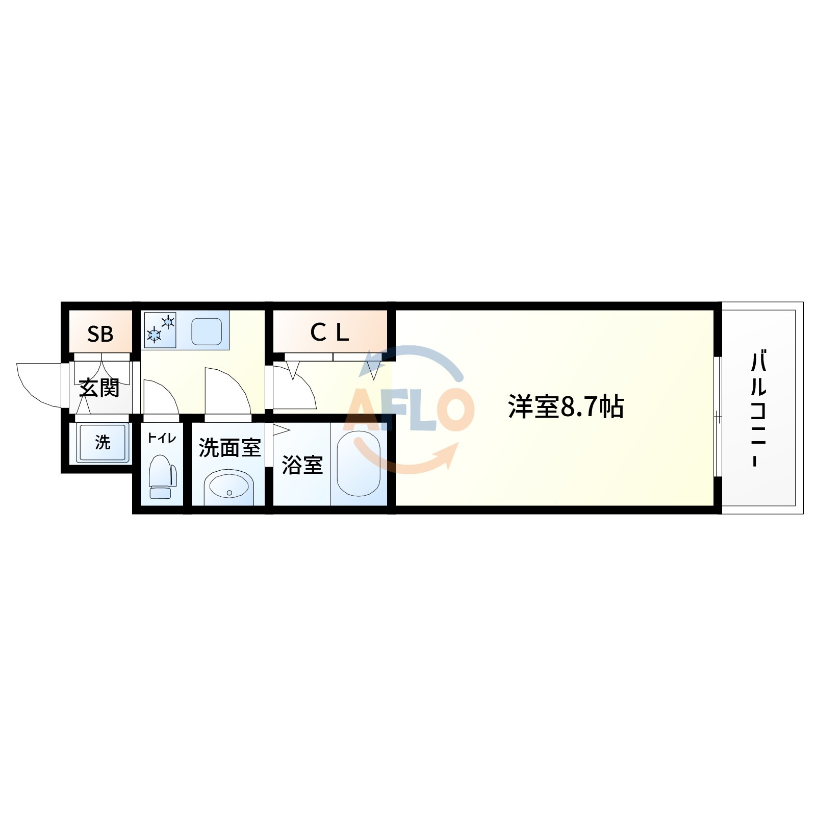 エストーネ江坂の間取り|間取り