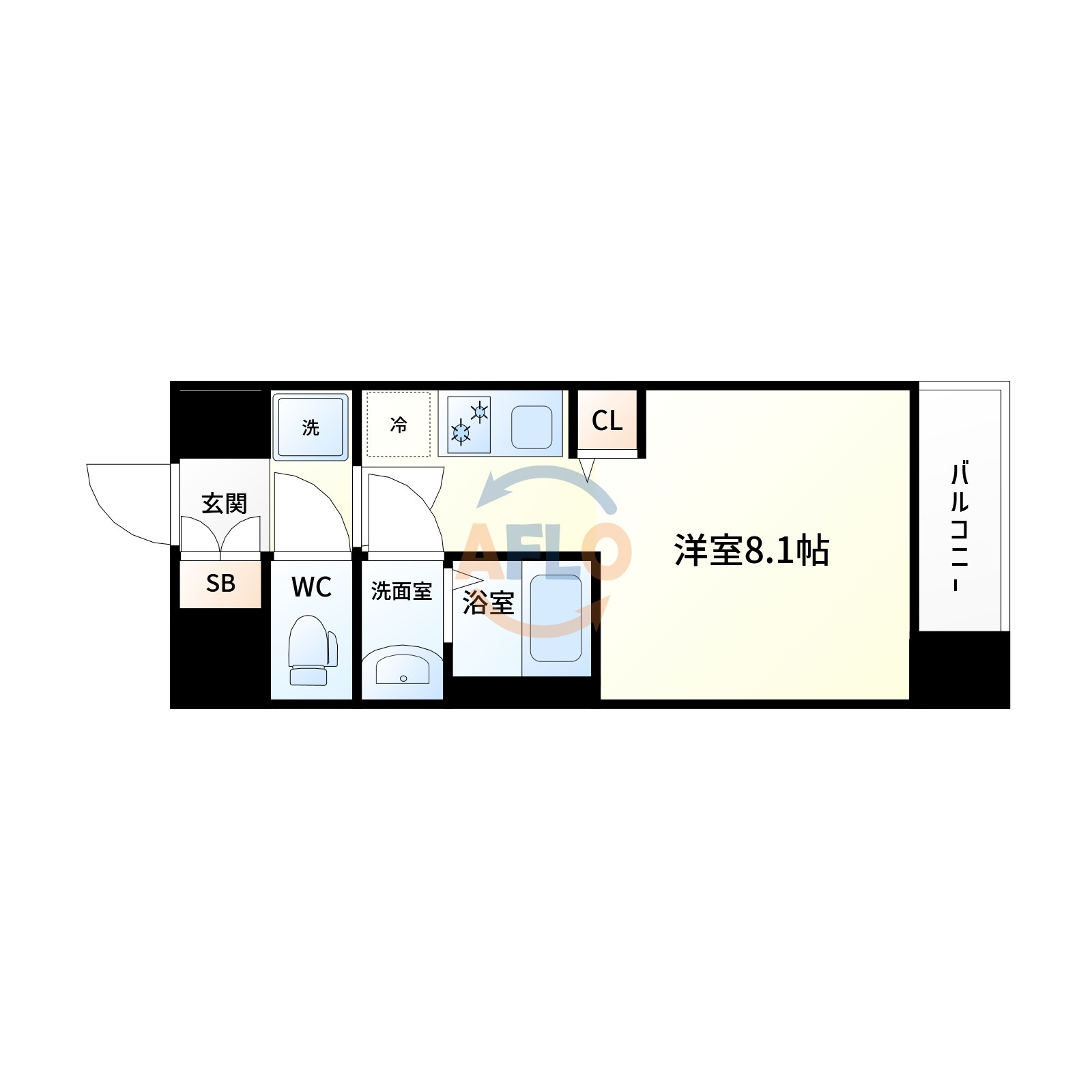 セレニテ十三ミラクの間取り|セレニテ十三ミラク　間取り