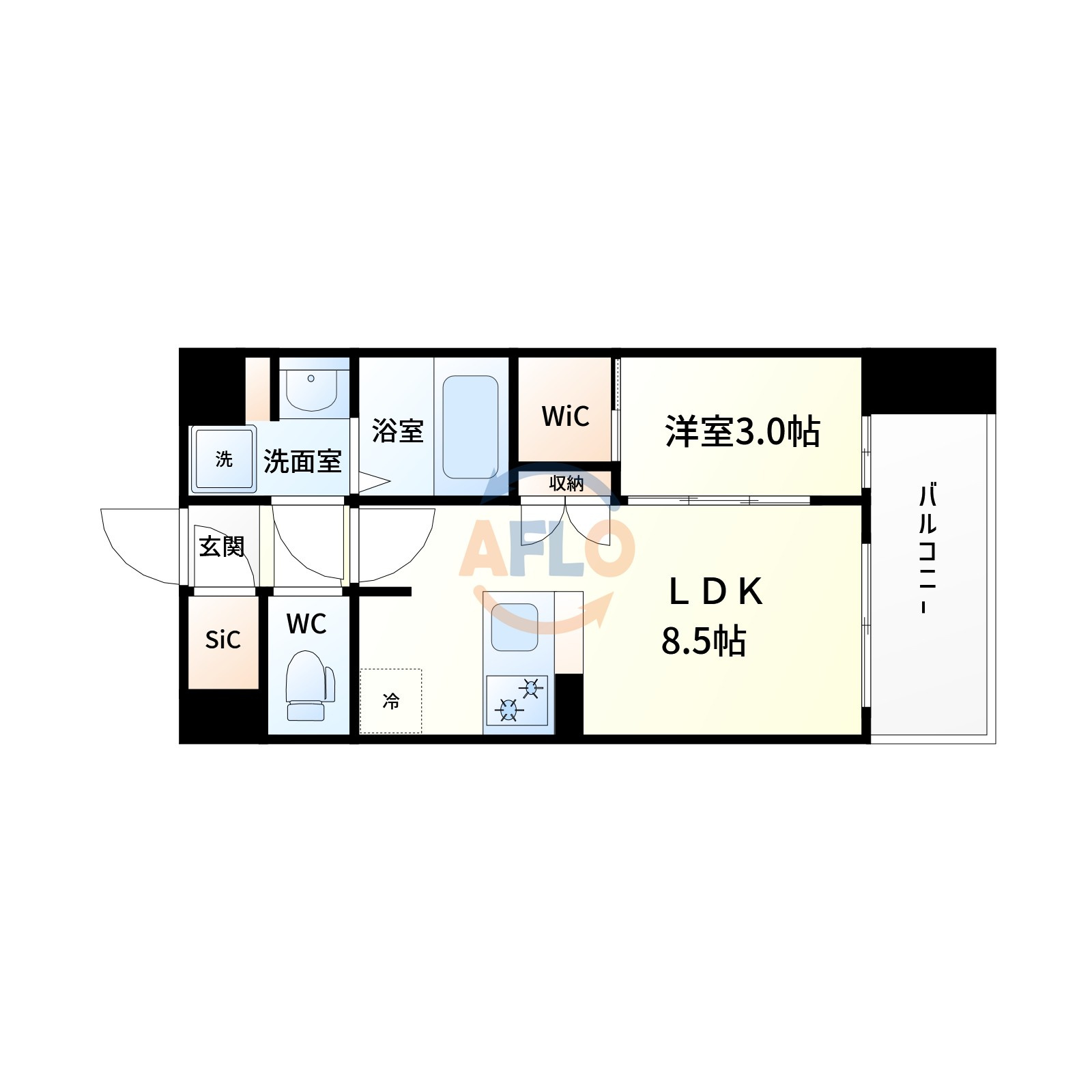 アーバンパーク御幣島の間取り|間取り