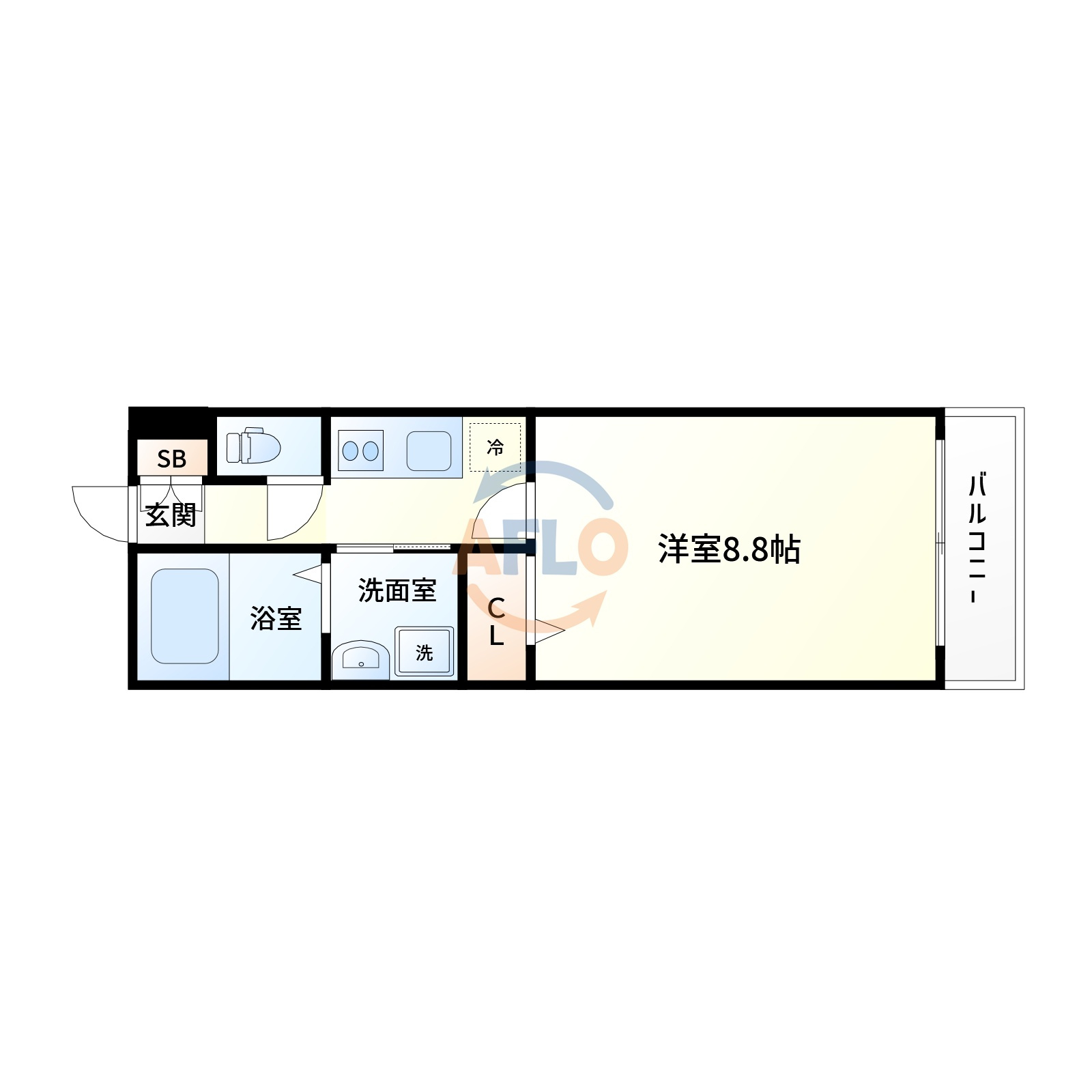 アーデルⅡの間取り|アーデルⅡ　間取り