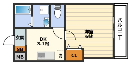 グレース黒崎の間取り