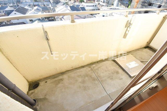 レバンガ阿倍野APのバルコニー