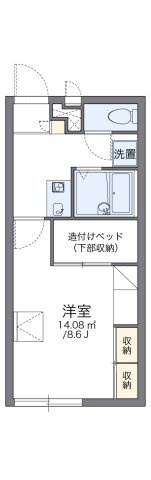 レオパレスエスベランスの間取り