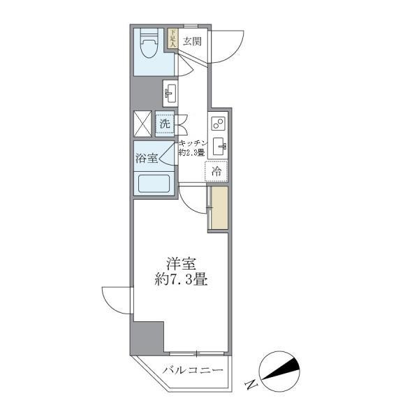 ＫＤＸレジデンス文京湯島の間取り
