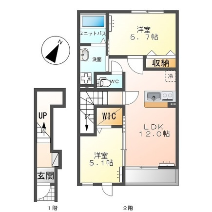 コンフォールKの間取り