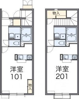 【間取り】 | レオネクストアビタシオン阿見
