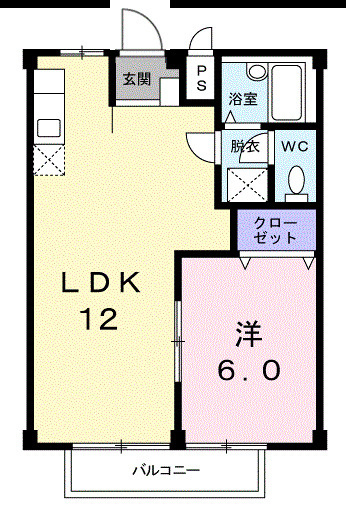 シティハイツ吉田の間取り