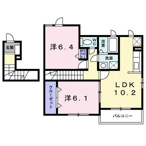 さくらヒルズ霞台　弐番館の間取り