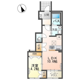 【間取り】 | メゾン　ベルフルール