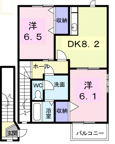 ＩＪＵＲＥＴ　Aの間取り