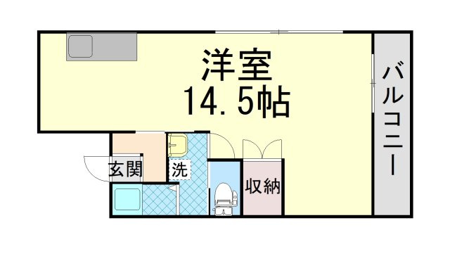アクシス水道筋の間取り