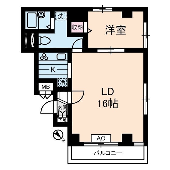 服部ビルの間取り