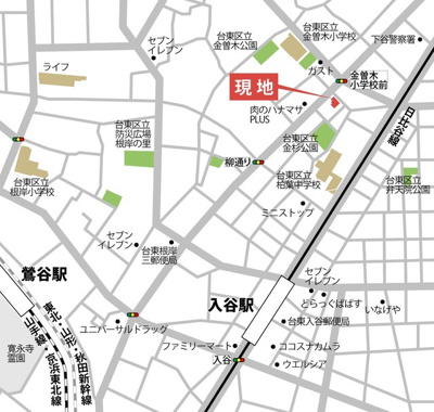 【地図】 | パークホームズ入谷