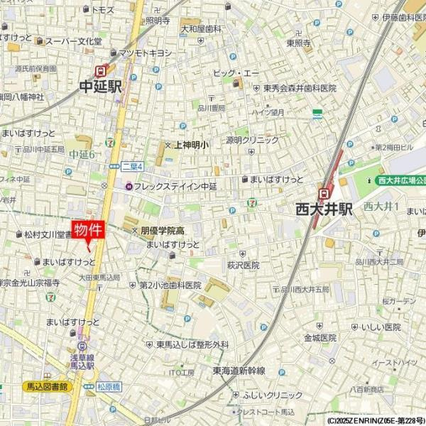 ＫｅｙＬｉｎｋ北馬込の地図