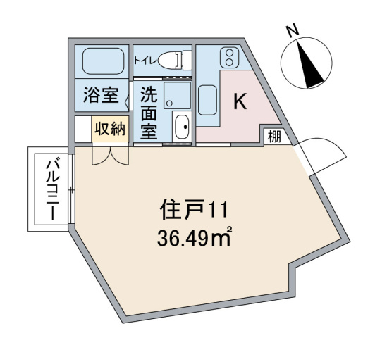 グランドスーシュ上社の間取り