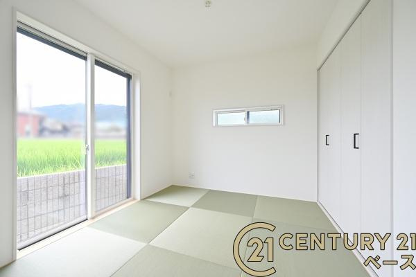 葛城市中戸 ５号地 ／新築一戸建の和室|■現地撮影写真■ほっこり落ち着ける和室！客間としてもご利用いただけます！