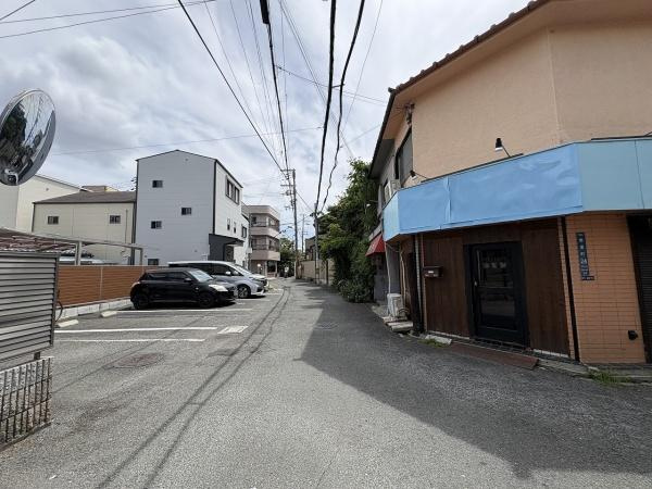 【前面道路含む現地写真】 | 門真市野里町　店舗付住宅