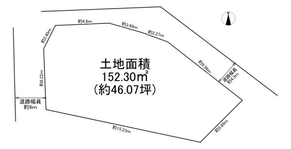 【土地図】 | 守口市南寺方中通3丁目　売土地