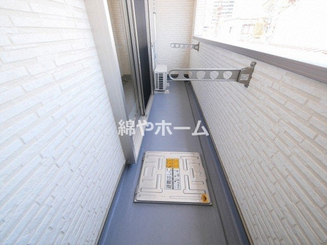 エステイトE森ノ宮のバルコニー|落ち着いた時間を過ごせるバルコニーです