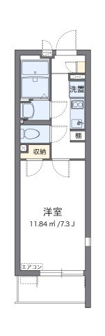 【間取り】 | クレイノポスタ | 代表的な間取のため実際の間取とは異なる場合があります