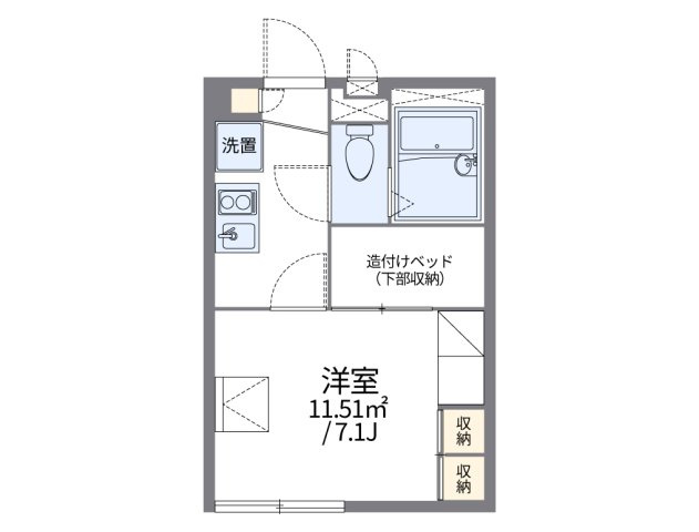 レオパレスシャルマンの間取り