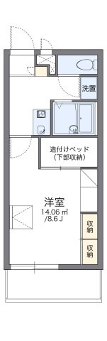 レオパレスアニマートの間取り