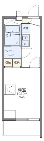 レオパレス城屋敷１１０の間取り